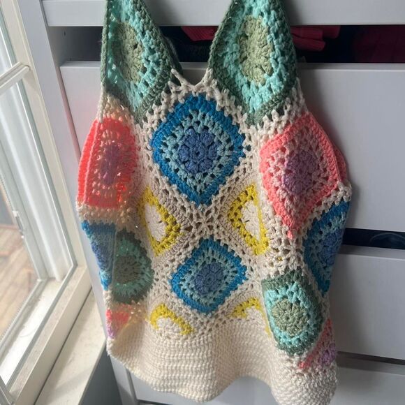 Nordstrom Handbags - Nordstrom Colorful Crochet Sling Bag